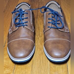 Tommy Hilfiger Tmurban-f Oxford Mens Dress Cap Toe Casual Shoes Tan US 9M